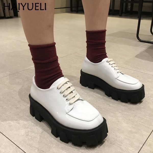 

Red Harajuku Shoes Classic Lace Up High Platform Creepers Punk Black Thick Heels White Ankle Boots Casual Green High Heel Shoes