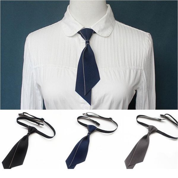 

slim neck tie men's and women's general professional dress self bow tie white shirt collar flower bow tie for women acc qylcbr, Black;gray