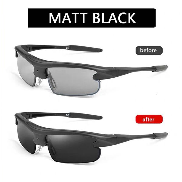 

2021 new safe driving shades intelligent sunglasses high tech pchromic man polarized sun glasses men smart sports s3ow, White;black