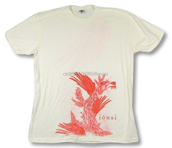 

jonsi feathers cream tan t shirt 2xl xxl new official sigur ros sport hooded sweatshirt hoodie