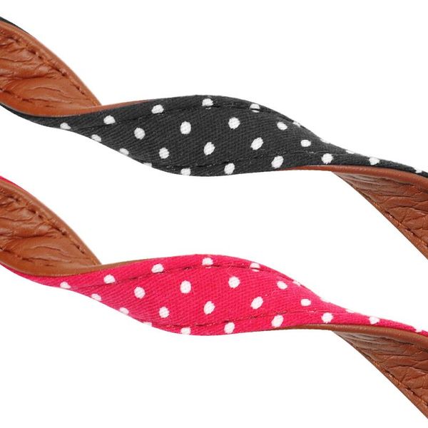 

leather pet dog leash cat dog walking lead rope with dot pet cats collar leashes strap for small medium dogs r bbyeby