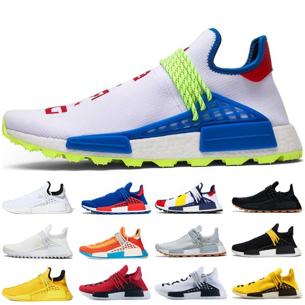 

human race men women running shoes pharrell williams hu runner creme nerd black yellow red grey mens outdoor shoes trainers sports sneakers