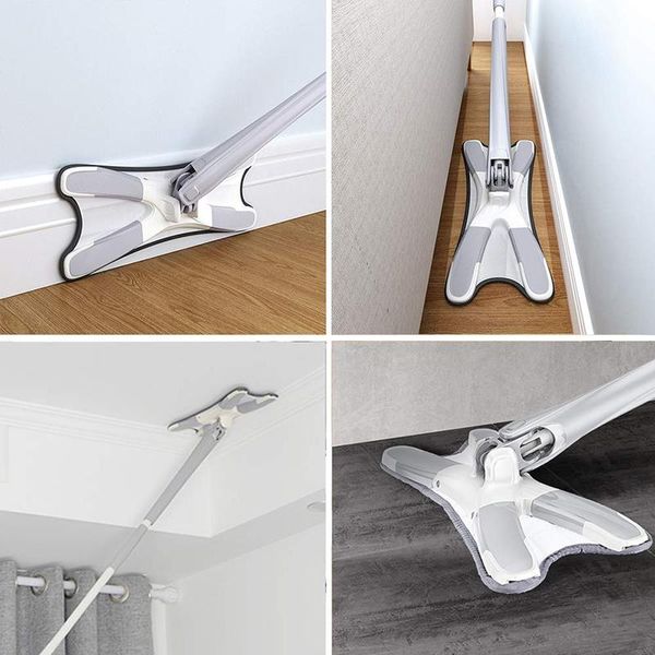 

x тип напольный швабрь микрофибр ткань сменная рука бесплатная очиститель стирает плоский швабрый дом чистящие средства ручной экструзии лен