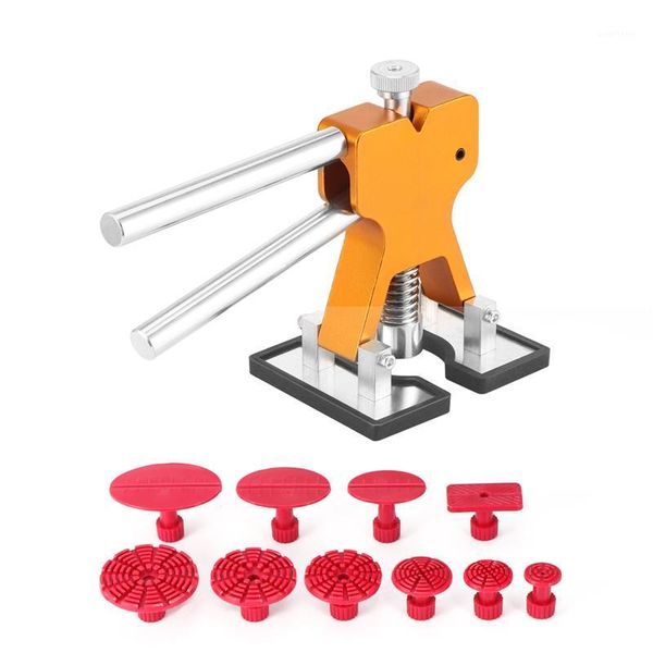 

car body paintless dent repair tools dent removal puller + 10 tabs lifter hand tool set tool kit1