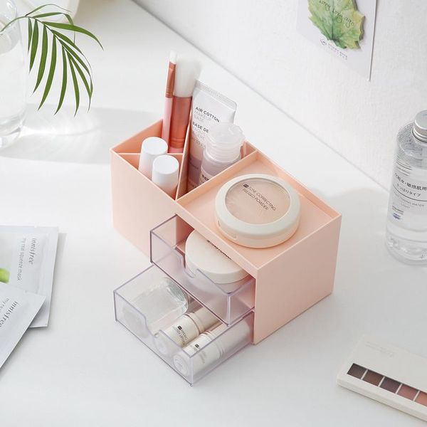 

многослойной clear storage drawer cosmetic storage box desktop sundries организатор ювелирных изделий пластиковые тумбы кабинет организатор