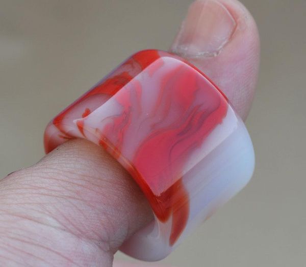

drop shipping men hetian nephrite rings natural chicken blood jade rings gift for men fine jade33, Golden;silver