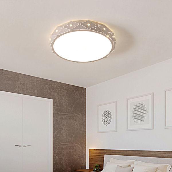 

nordic minimalist post-modern creative art bedroom guest room round led ceiling lamps jimv