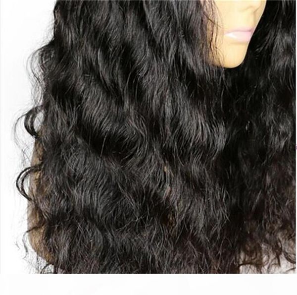 

human hair front lace body wave wig swiss lace black white woman unprocessed vrigin front lace wig remy natural color, Black;brown