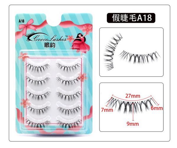 

5 пар норка ресницы 3d ложные ресницы крылатый толстые макияж ресницы драматический lashes натуральный объем мягкая поддельные eye lashes wm