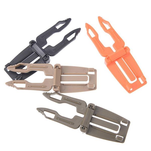 

5pcs/lot backpack carabiner tactical buckle clip strap edc molle webbing connecting buckles clip quick sli qyllmi