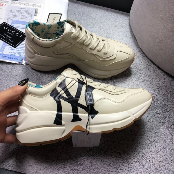 

ритон тапки с mouth lip печать тапки ny yankees женщины luxury платформы обувь мужская мода vintage дизайнерская обувь более 34-44 om007, Black