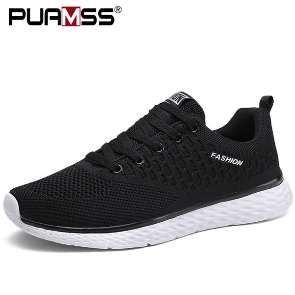 

2019 spring casual lac-up men shoes lightweight comfortable breathable walking sneakers tenis feminino zapatos