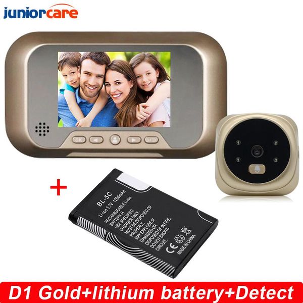 

smart electronic peephole digital home camera visible doorbell peephole viewer video night vision smart doorbell outdoor door be