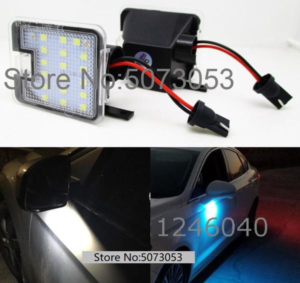 

2pcs led под боковое зеркало puddle свет лампы прямая приспособленное для kuga c-max 2003-2010 focus 2013 ~ побег мондео 2007-2014