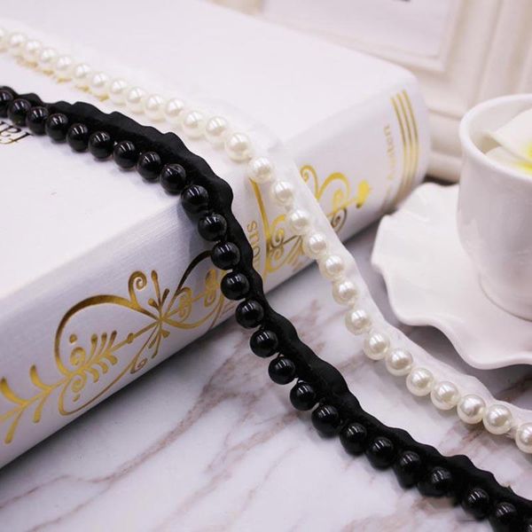 

10yards diy accessories pearl lace ribbon tassel cotton tassels trimming fringes for sewing bed sheet clothes curtain decoration h jllmjs
