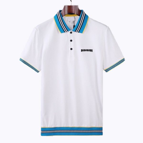 

men's polo shirt tee designer polos tshirt t shirt tees embroidery shirts for men tshirts poloshirts lapel button cotton solid color p, White;black