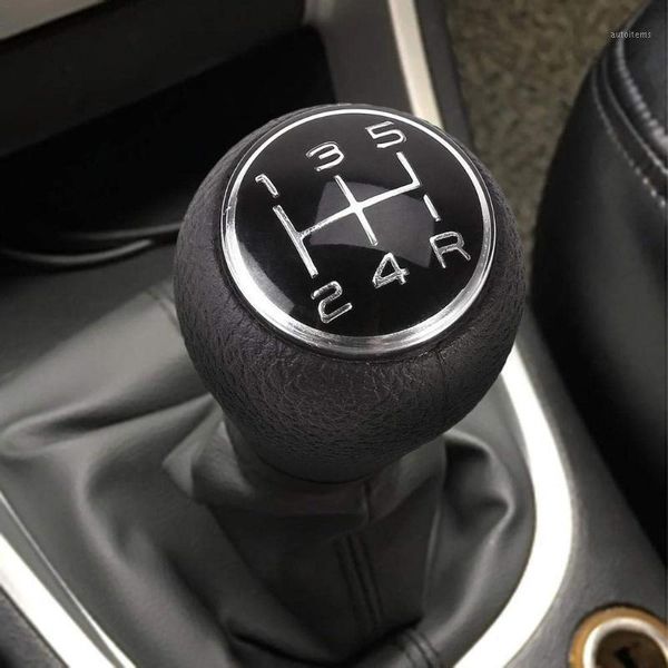 

car gear shift knob lever stick 5 speed leather car shift lever for for black knob shifter cover d181