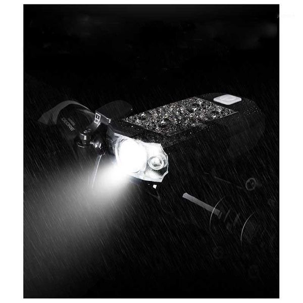 

bike lights bicycle mountain headlights solar accessories fast charging of usb led x p g lamp beads1
