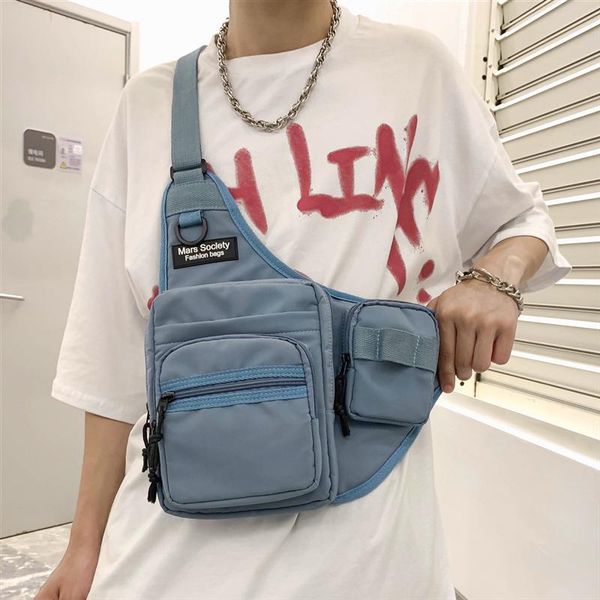 

2020 original design chest bag fashion brand ins japanese tooling bag functional wind messenger street personalized tactical