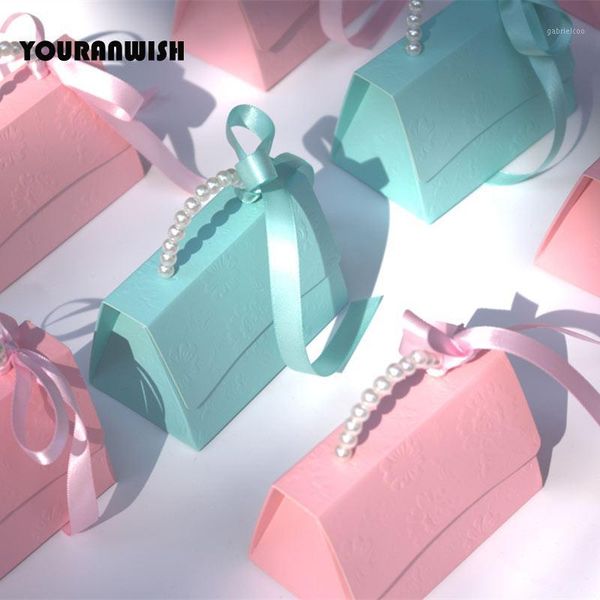 

youranwish 10pcs/lot portable party wedding favor candy boxes baby shower gift boxes wedding party favor box candy gift1