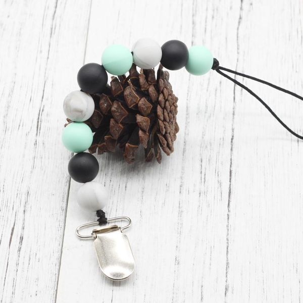 

1шт diy новая радуга звезда силикона цепи +2017 младенца из бисера соску free зубные bpa держатель клипы игрушки bbyyhe homebag