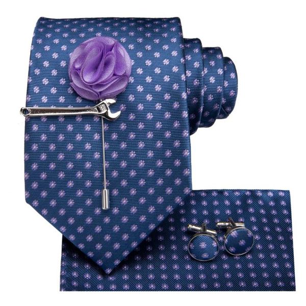 

9 styles men's fashion accessories necktie+brooch+tie bar+hanky+cufflinks set silk woven men's classic party wedding tie set, Black;gray