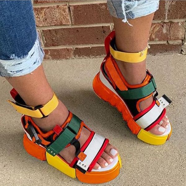

2020 women wedges summer shoes flip flop platform sandals