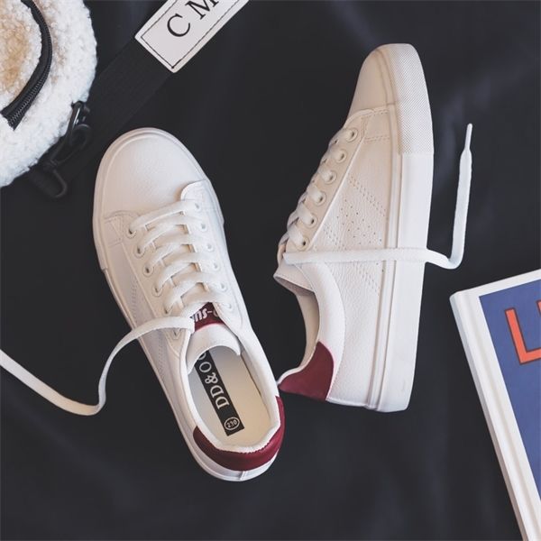 

women's shoes new fashion casual platform soild leather classic cotton women vulcanize shoes casual lace-up white shoes sneakers 1020, Black;white