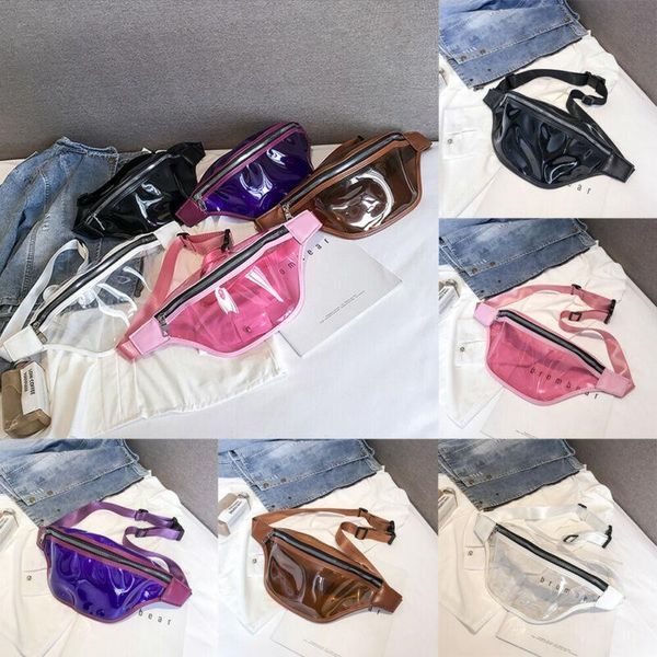 

storage bags clear women waist fanny pack belt bag travel hip bum small purse chest pouch