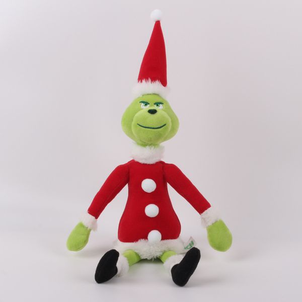 

100% cotton 32cm the grinch stole christmas plush toys animal for child holiday gifts wholesale