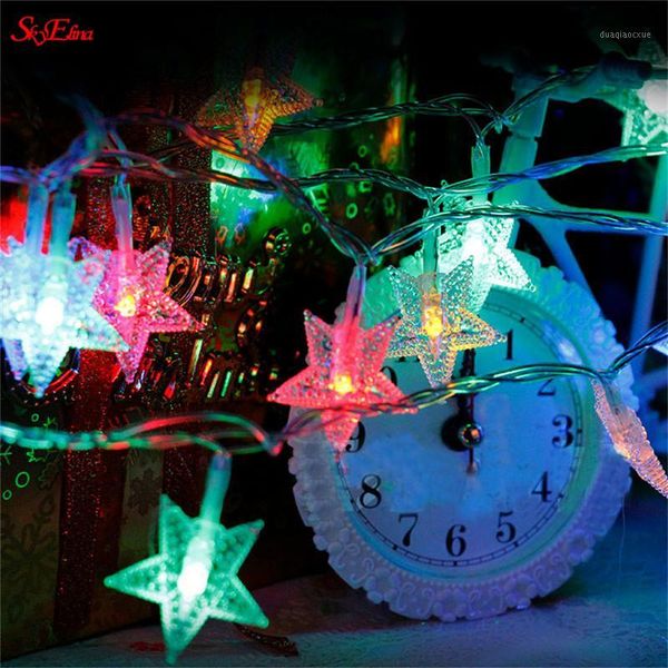 

christmas decorations 1.5/3/6m led starry string fairy lights garland lamp for year party wedding decoration 5z1