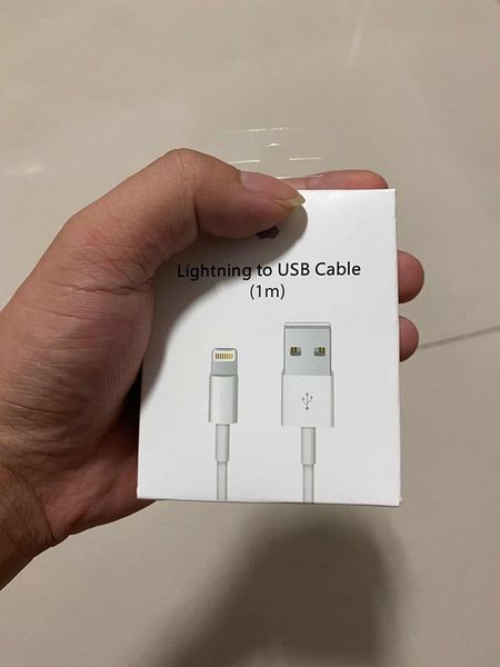 

mobile phone cable 1m white usb data cable charging cable with packing box for mobile phone
