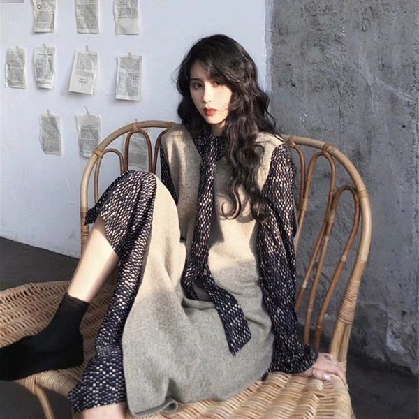 

ps3zm новый стиль подходит онлайн ранний темперамент новый износ кусок показать thinwomen studentsearly осень игровая в моде два костюма tem, Gray