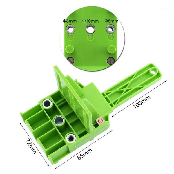 

75pcs woodworking straight hole puncher wood doweling jig 6/8/10mm drill bits 85wf1