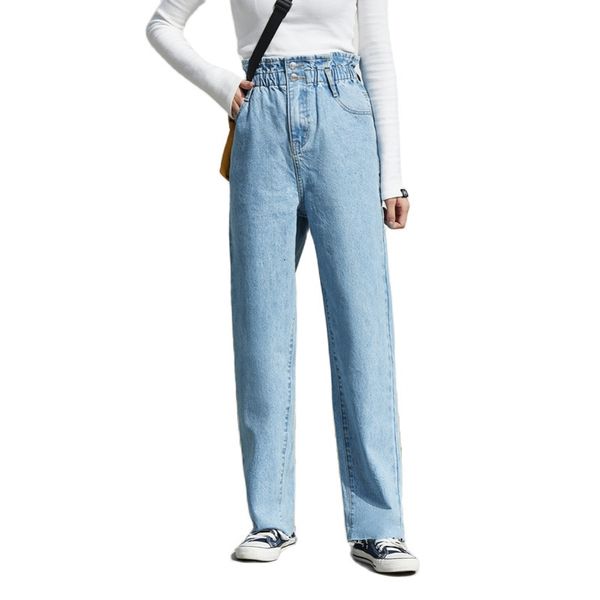 

semir loose straight jeans 2020 spring new high waist thin cotton pants women girls trousers