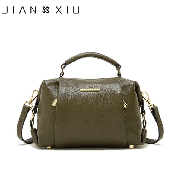 

jianxiu brand genuine leather handbag luxury handbags women bags designer shoulder bag 2020 new litchi pattern tote bag 2 colors c0121