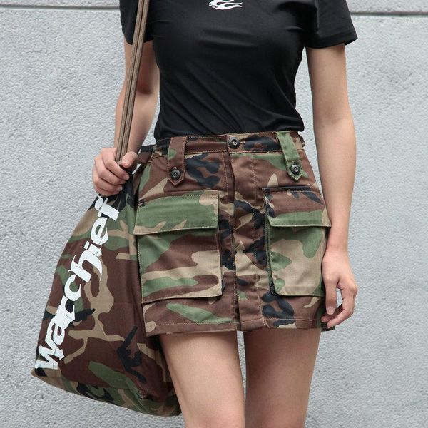 

new female camouflage a-skirts tactical combat stripe shorts summer women outdoor camping hiking short dress1, White;black