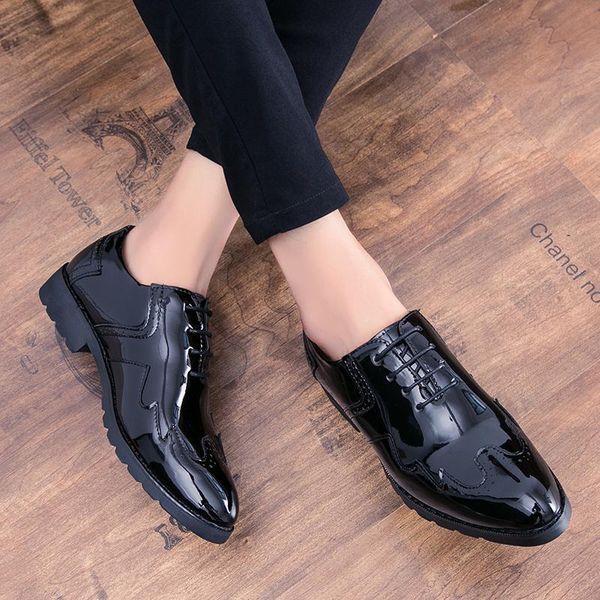 

formal 2020 sport canvas men on skin leather black mens piergitar lether slip para causal fashion sapato shoes mens white for