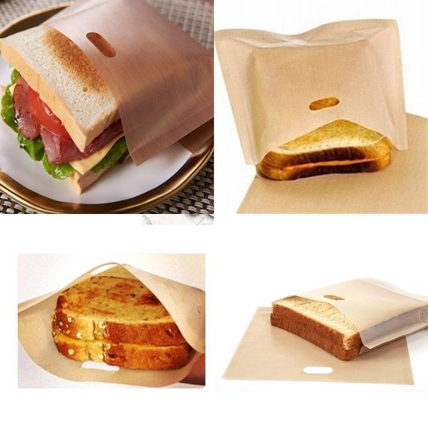 

non-stick reusable bread toaster bags sandwich fries fashion new multi purpose heat-resistant bags kitchen cooking accessories 109 k2