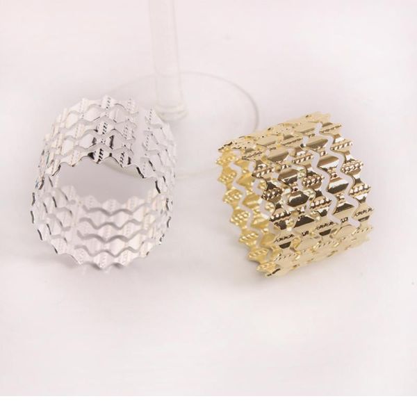 

wave hollow carving napkin ring chairs buckles for wedding event party banquet napkin rings dining room de qylecx