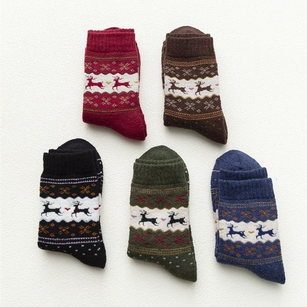 

middle new printing christmas tube deer female socks casual design mix color for winter 2 1mq h1 qa7k