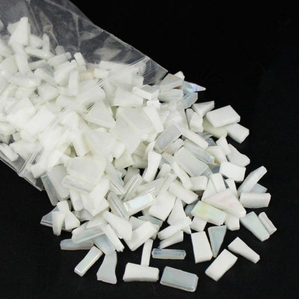 

230g mixed color crystal glass mirror mosaic tiles irregular shape mosaic stone diy art craft materials for kids children puzzle wmtnqk
