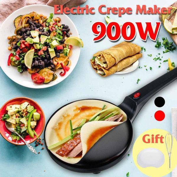 

electric baking pans 900w crepe maker pizza pancake machine non-stick griddle pan cake kitchen cooking tools 220v1