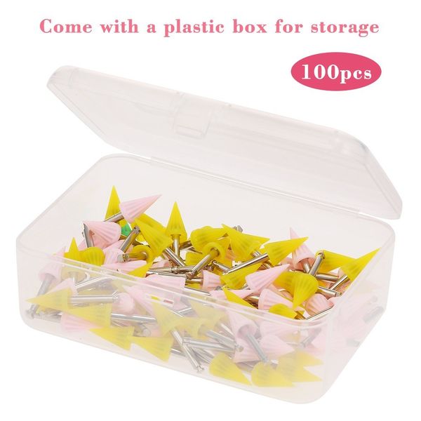 

100pcs/bag dental polishing cup dental bending machine polishing brush polisher prophy cup oral hygiene dental lab tools