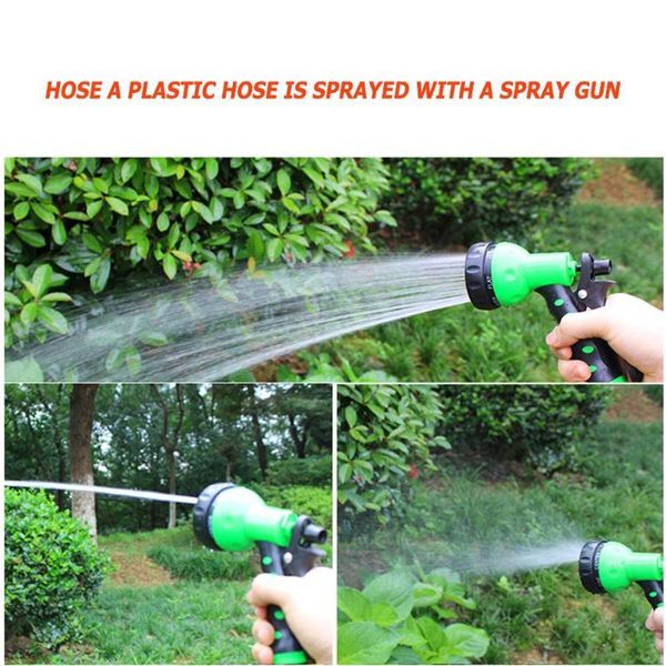 

garden hoses expandable hose pipe with spray gun flexible water sprayer to watering car washing plastic