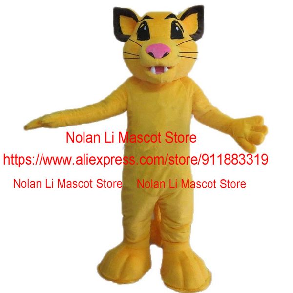 

mascot doll costumehighest quality lion mascot costume cartoon anime fancy dress party suit holiday ceremony special halloween gift by1215, Red;yellow