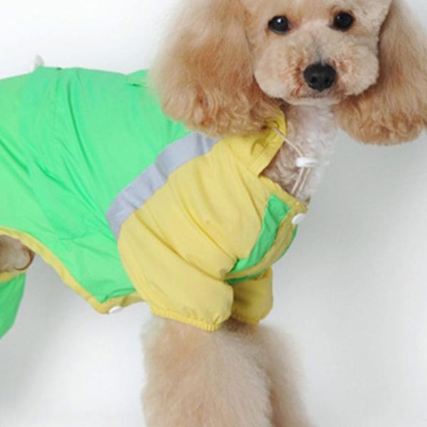 

dog apparel large clothes raincoat waterproof suits dot rain cape pet clothing for big dogs hooded jacket poncho coat