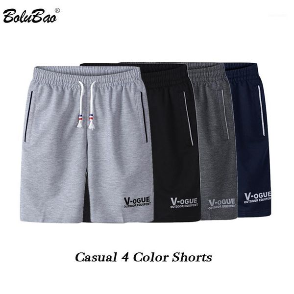 

bolubao fashion brand men shorts 2019 summer male printing casual drawstring shorts men's breathable comfortable1, White;black