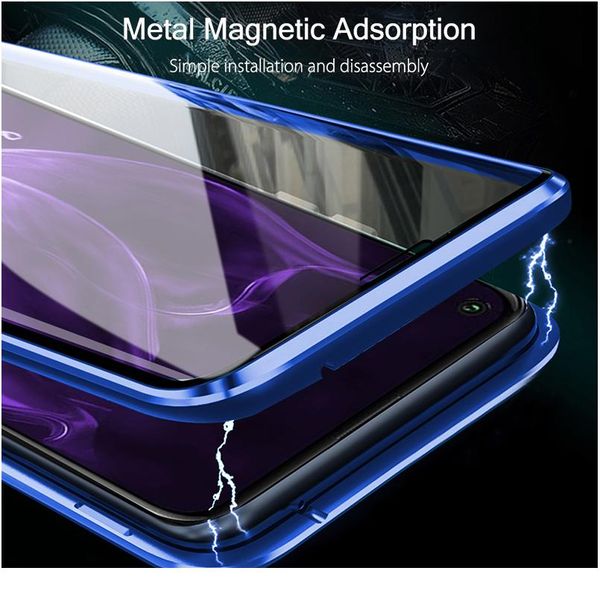 

360 magnetic adsorption metal case for huawei p30 p40 p20 mate 30 20 honor 20 pro 30 10 lite jllghs