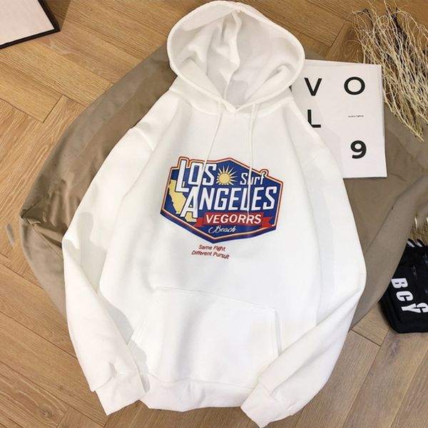 

2020 new autumn winter warm casual men's letter hoodies sweatshirt loose couple hooded pullover sweatshirt long sleeve cotton c0127, Black